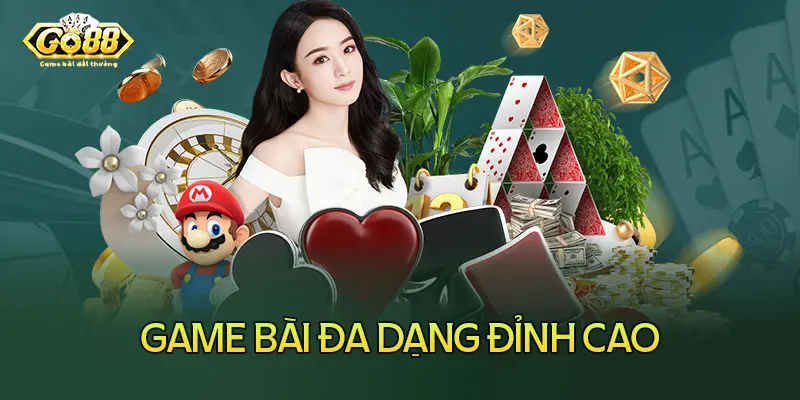 Thỏa sức đam mê cùng kho game bài da dạng đỉnh cao go88